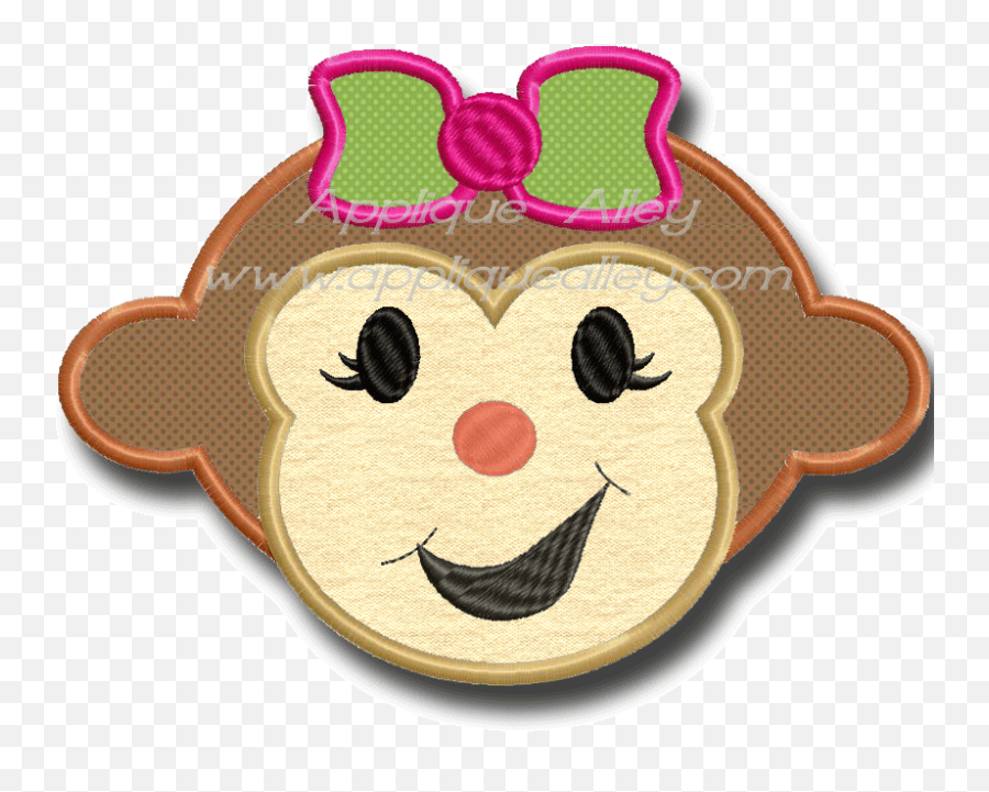 Monkey Girl Face - Happy Emoji,Facebook Graduation Cap Emoticon