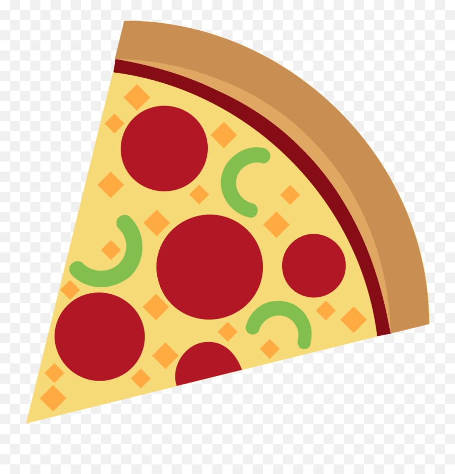Pizza Emoji Vector Icon - Pizza Slice Pizza Emoji,Emoji Vector