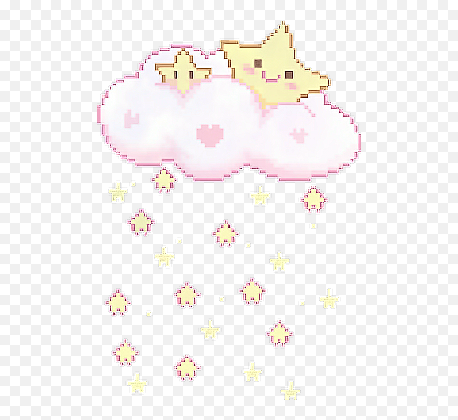 Kawaii Desktop Wallpaper Pastel Hello Kitty Drawing - Pixel Kawaii Transparent Background Emoji,Linestone Hello Kitty Emoticon