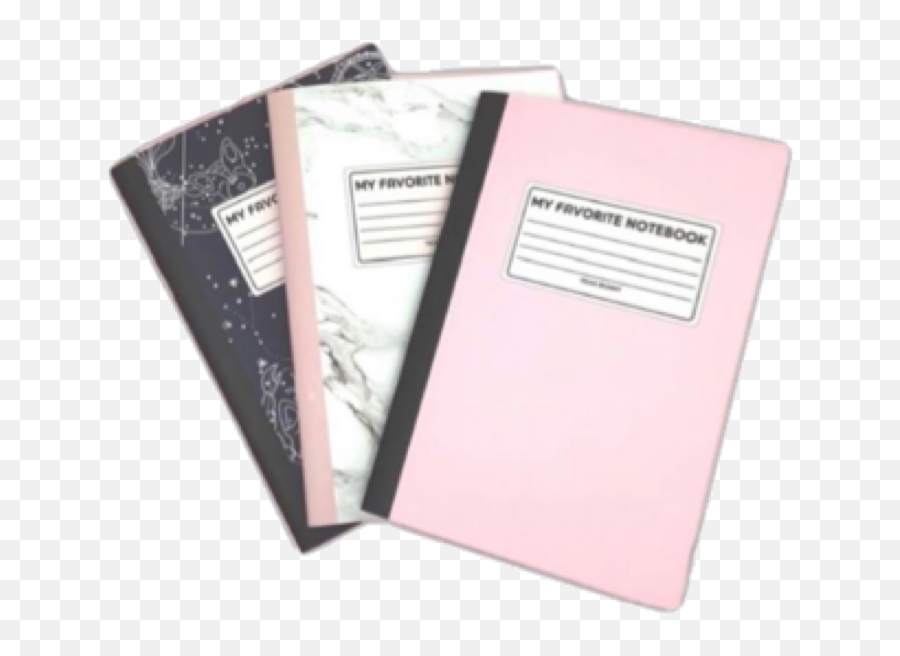 Notebook Notebooks Sticker - School Clipart Aesthetic Emoji,Emojis Note Books And School Suplies