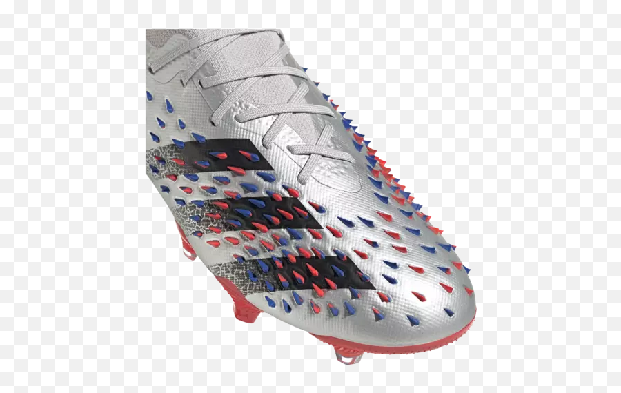 Adidas Fußballschuh Predator Freak 1 L Fg Silberschwarz - Adidas Predator Freak 1 Low Showpiece Emoji,Adidas Football Cleats With Emojis