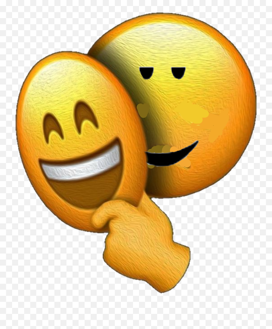 Emoji That Describes Me Best Sticker Challenge On Picsart - Emoji Half Happy Half Sad Face,Emoji Valentine Card