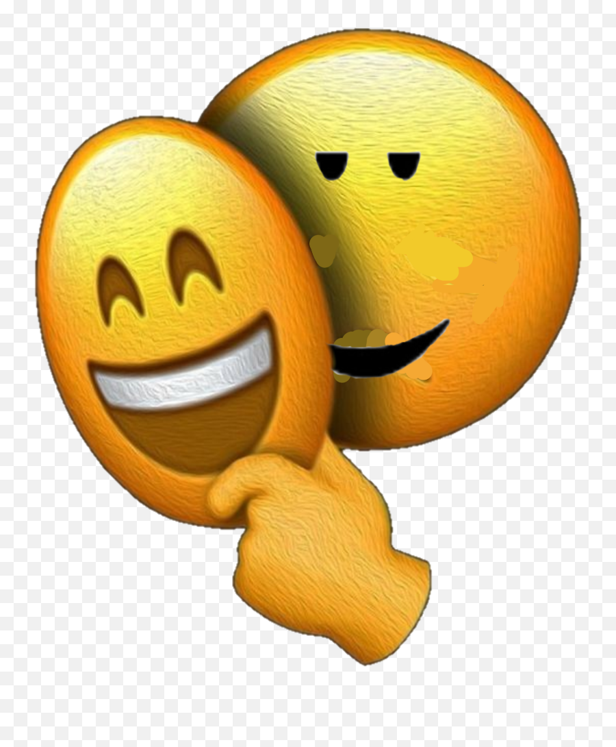 Emoji That Describes Me Best Sticker Challenge On Picsart Emoji Half Happy Half Sad Face Emoji Valentine Card Free Emoji Png Images Emojisky Com