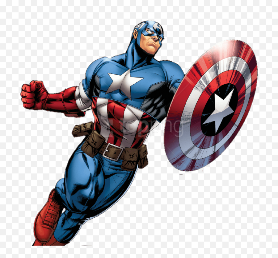 Captain America Clipart - Capitan America Comic Png Emoji,Captain America Civil Ware Emojis