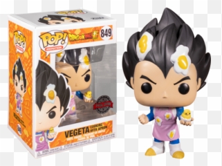 Funko Pop Dragon Ball Z - Vegeta Cooking With Apron 849 Funko Pop Vegeta Cooking With Apron Emoji,Dbz Scouter Emoji Transparent