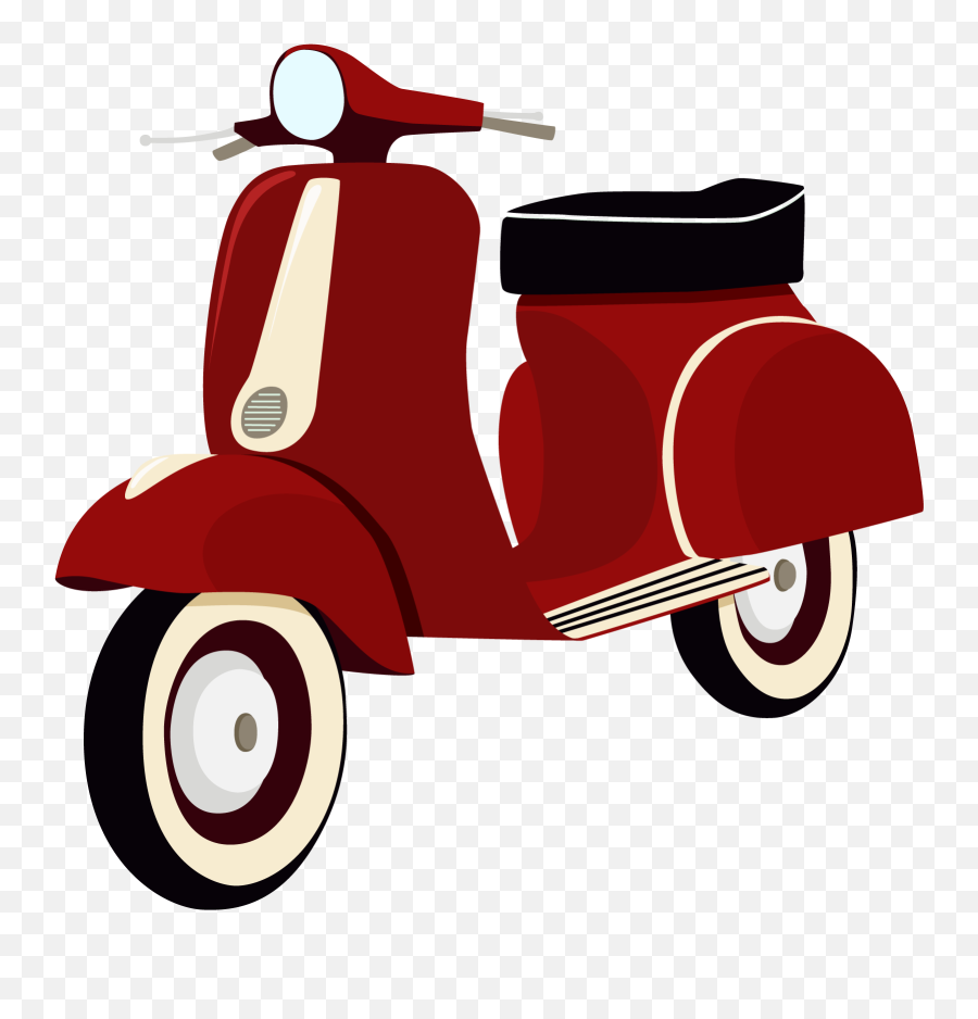 Download Helmet Vespa Battery Car Scooter Vector Motorcycle - Vespa Clipart Emoji,Motorcycle Emoticon