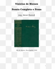 Pdf Vinicius De Moraes Poesia Completa E Prosa Guimaraes - Vertical Emoji,Facebook Emoticon Triste Mascara Mas Chorando