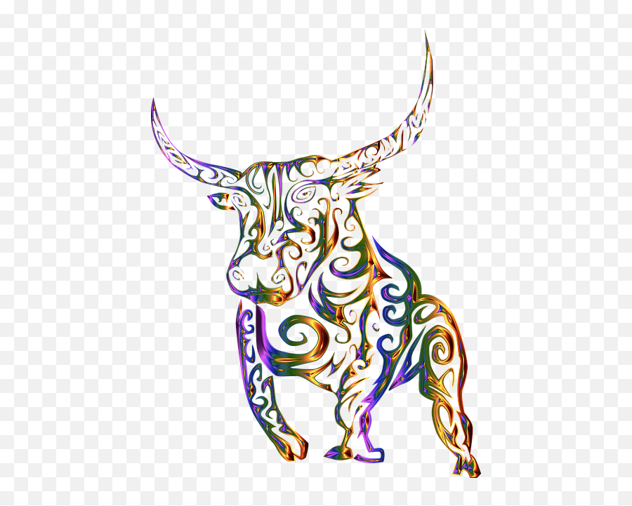 Tattoo Clip Art Bull Texas Longhorn Vector Graphics - Bull Bull Shirt Design Emoji,Chicago Bulls Emoji