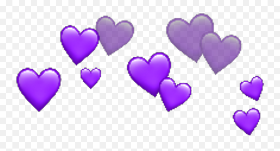 Purple Heart Crown Emoji Iphoneemoji Sticker By,Emoji For Random Purple Heart Crown Emoji Iphoneemoji Sticker By,Emoji For Random