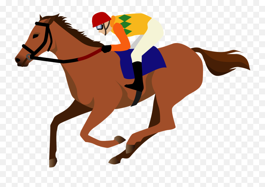 Horse Racing Jockey Clipart - Clipart Horse And Jockey Emoji,Horse Riding Emoji