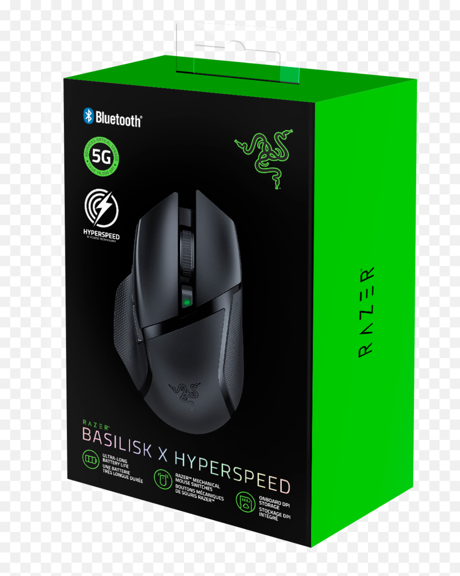 Razer Basilisk X Hyperspeed - Wireless Ergonomic Gaming Mouse Ap Packaging Rz0103150100 Emoji,Gaming Mouse Emoji