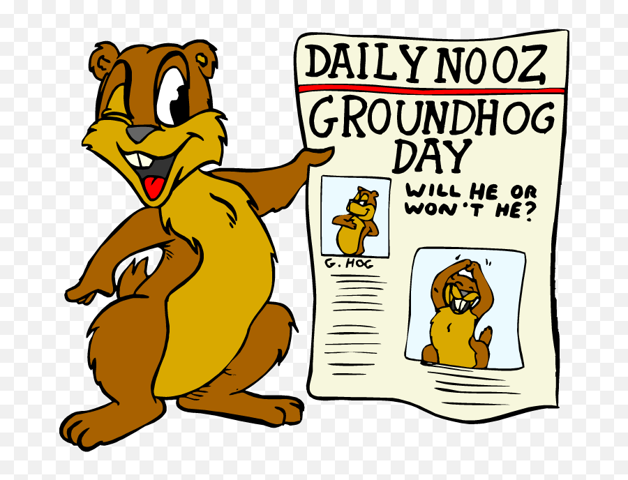 Groundhog - Dayclipart2 U2013 Krtn Enchanted Air Radio Groundhog Day Clip Art Emoji,Memorial Day Emoji