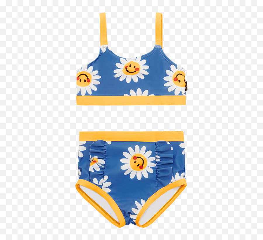 Rock Your Kid Little Daisy Bikini Set Floral Emoji,Bobux Emoji