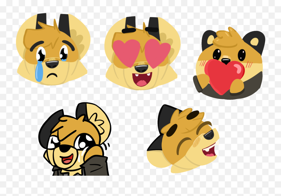 An Emoji Pack I Was Commissioned To - Furry Emoji Png,Furry Emoji