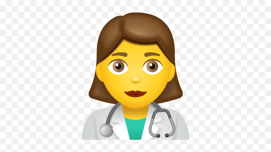 Woman Health Worker Icon - Medical Doctor Emoji,Female Doctor Emoji