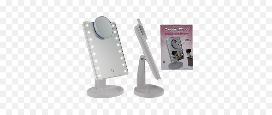 Carmen Led Illuminated Mirror - Tablet Computer Stand Emoji,Light Bulb Camera Action Emoji