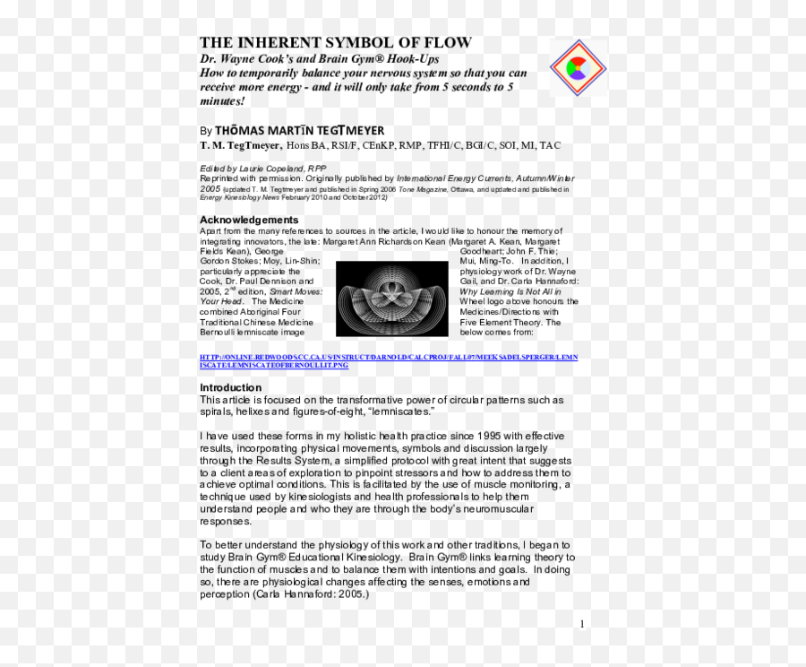 Pdf The Inherent Symbol Of Flow Thomas Tegtmeyer - Vertical Emoji,Emotions Symbol