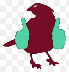 Bird Giving Thumbs Up Clipart - Clip Art Emoji,Willy Wonka Emoji