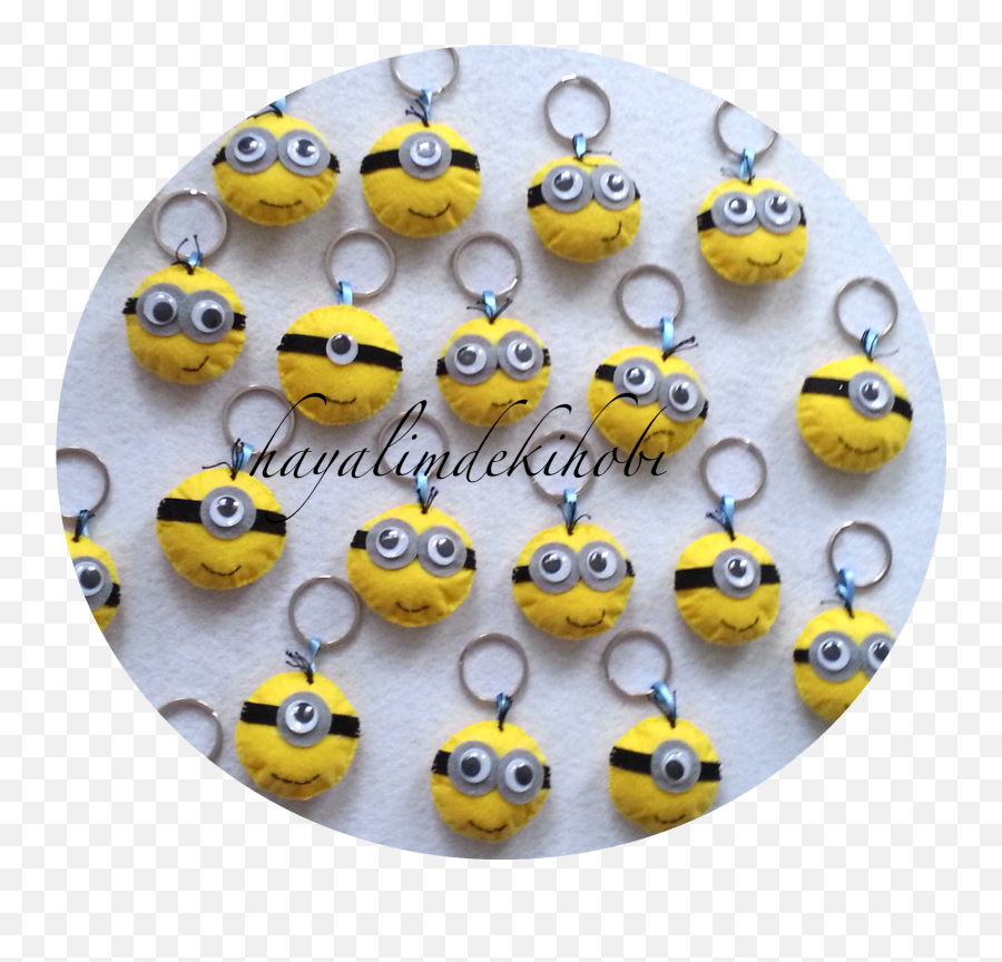 Anahtarlk - Amigurumi Minion Anahtarlk Yapm Emoji,Nazar Boncugu Emoji