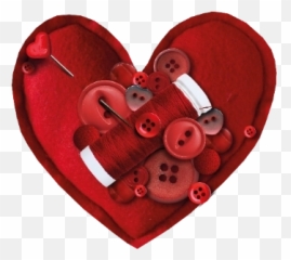 Heart Hearts Red Love Sewing Thread - Day Emoji,Needle And Thread Emoji