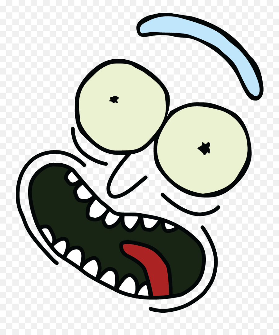 Pickle Rick Face - Pickle Rick Face Transparent Emoji,Pickle Rick Emoji ...