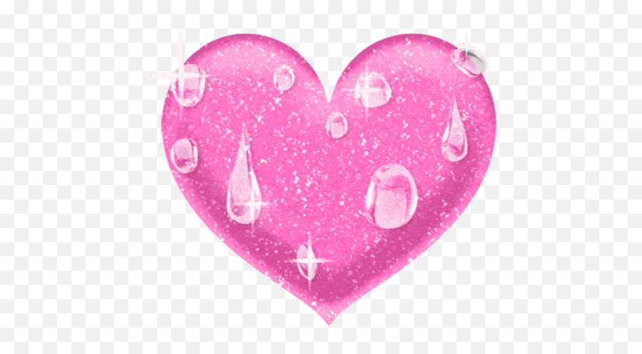 Pink Heart Sparkle Gif - Transparent Sparkly Heart Gif Emoji,Barf Emoji Gif
