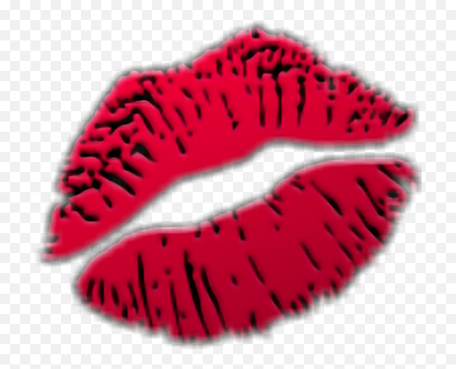 Kuss Kussmund Emoji Emojistickers - Emoji Lipstick Transparent,Kussmund Emoticon