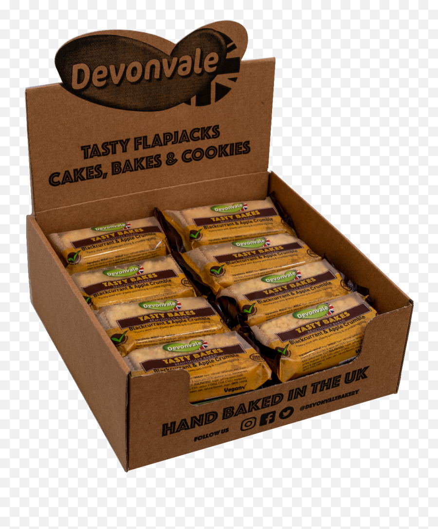 Wholesale Devonvale Tasty Bakes Crumble - Delicious Cakes Tiffin Emoji,Emoji Valentine Boxes