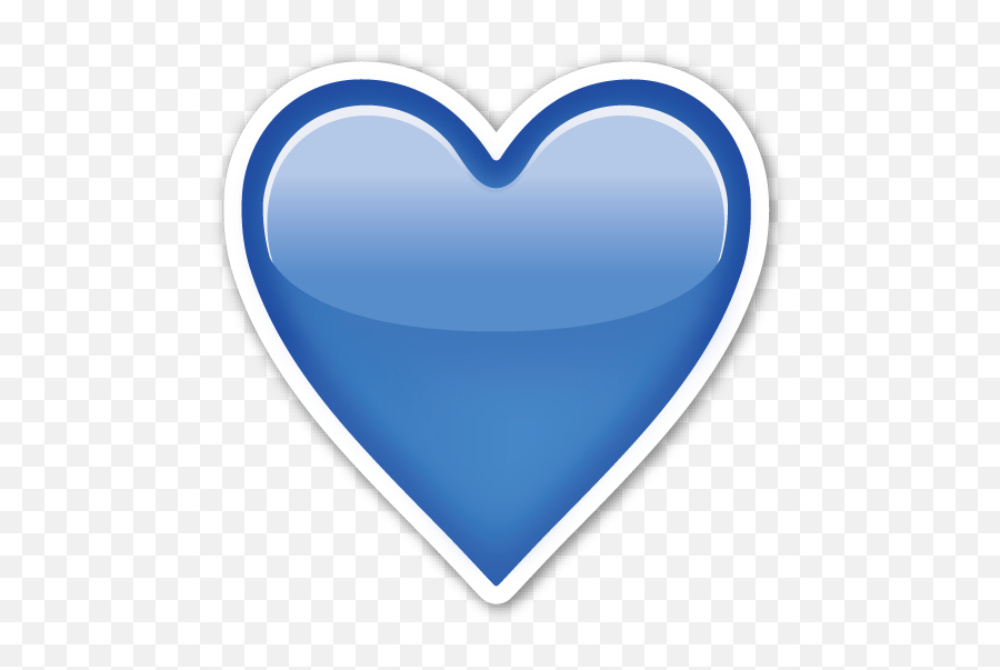 Blue Emoji Emoji Blue Heart Emoji - Blue Heart Emoji Sticker,What Does The Blue Heart Emoji Mean