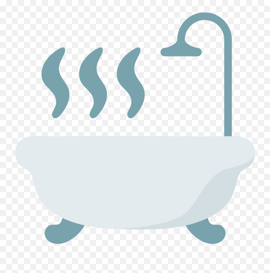 Bathtub Emoji Clipart - Bañera Emoji,Emoji 2 Water Bed