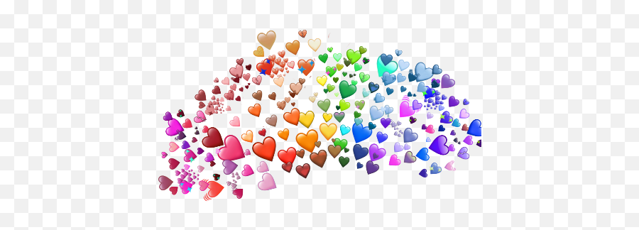 Emoji Coração Fundo Sticker - Fundo De Emoji De Coração,Coracao Com Emoticon