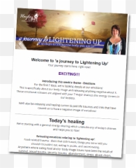 Lighten Your Load - 30day Distance Healing Progamme Document Emoji,Body Readings For Emotions