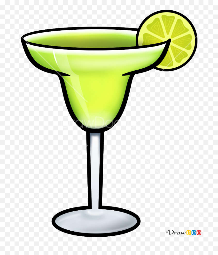 How To Draw Margarita Coctails - Easy To Draw Margarita Emoji,Margaritas Emoji