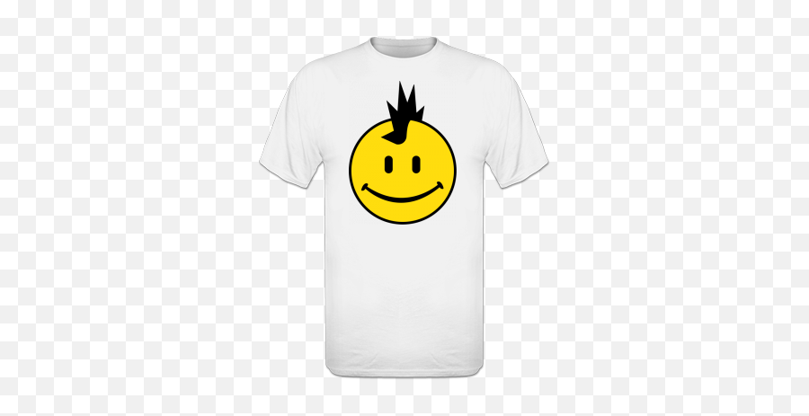 Buy A Punk Emoticon Ringer T - Shirt Online Merman T Shirt Emoji,Punk Rock Emoticon
