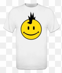 Buy A Punk Emoticon Ringer T - Shirt Online Merman T Shirt Emoji,Punk Rock Emoticon