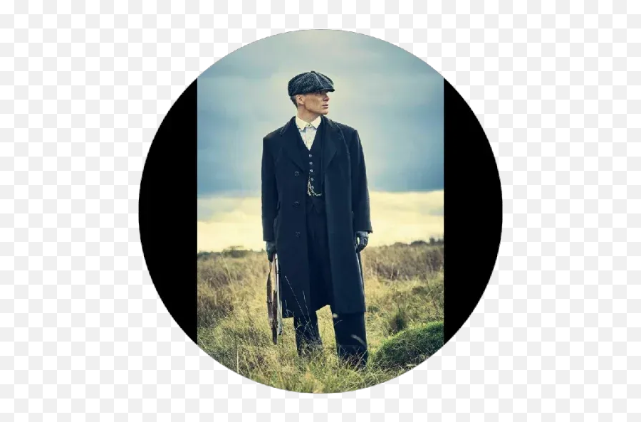 Peaky 2 Whatsapp Stickers - Stickers Cloud Tommy Shelby Seilon Murphy Peaky Blinders Emoji,Trench Coat Emoticon