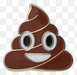 Happy World Emoji Day - Poop Emoji Enamel Pin,Inflatable Floating Emoji