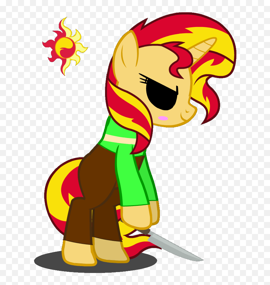 Animated Black Sclera Chara Charaset - Knife Cutie Mark Emoji,Is [the Sound A Baby Makes] An Emotion Undertale