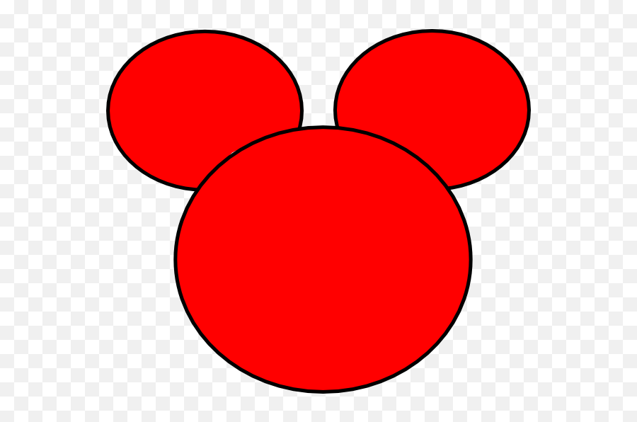 Free Ear Silhouette Download Free Clip Art Free Clip Art - Transparent Red Mickey Mouse Head Emoji,Ears Emoji