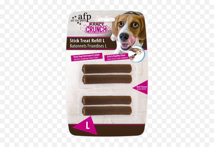 Dog - All For Paws Bone Krazy Crunch Treat Stick Refill 4 Pack Emoji,Dog Dog Heart Emoji Puzzle
