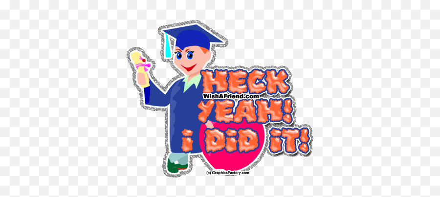 I Did It Graduation Quotes - Square Academic Cap Emoji,Animated Emoticons Graduation