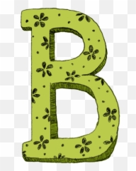 Green Capital B - Letter B In Cartoon Emoji,Capital Letter B Emoji Meme