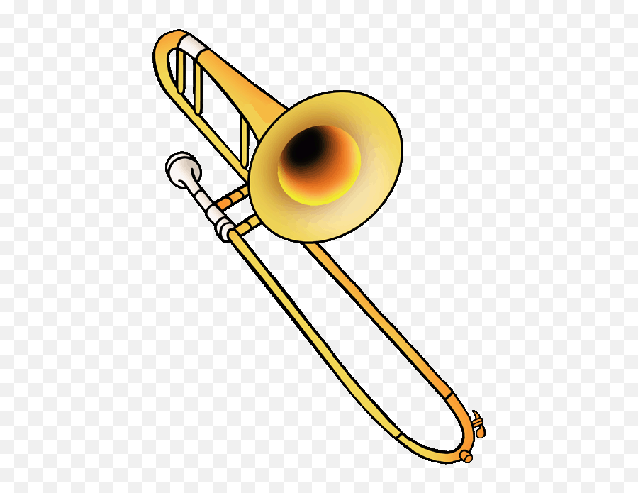 Clip Art Trombone - Trombone Clipart Emoji,Trombone Emoji