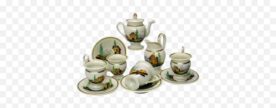Download Tea Set Free Png Transparent Image And Clipart - Dinnerware Set Emoji,Tea Emoji Png Transparent