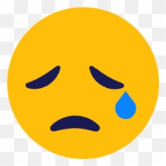 Emoji Face Sad Icon - Sad Icon,Vulgar Emojis