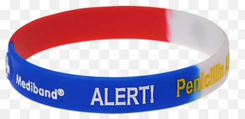 Penicillin Allergy Bracelet - Solid Emoji,Emojis For Medic Alert Bracelets