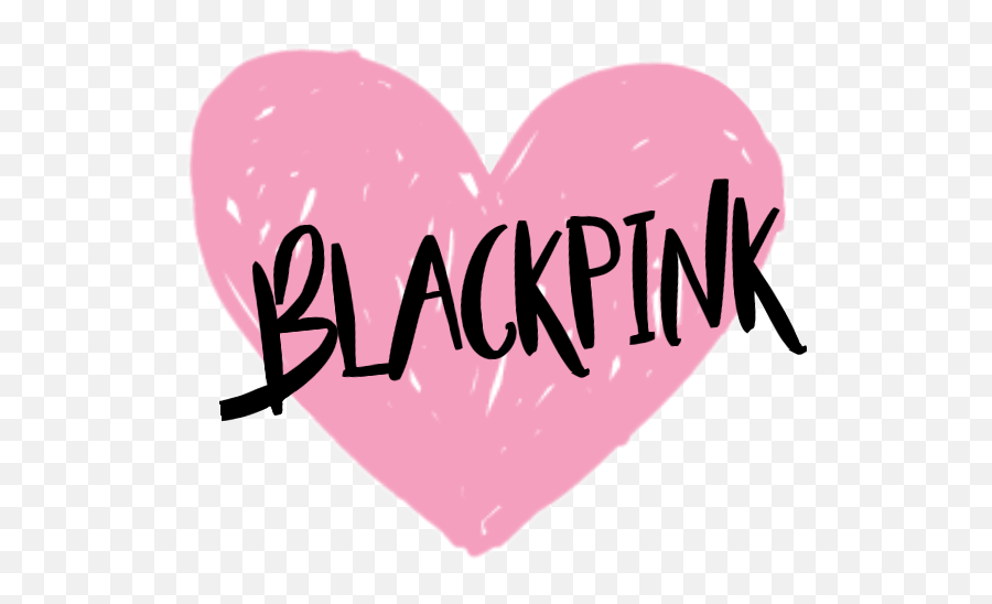 Black Pink Hearts Png U0026 Free Black Pink Heartspng - Black Pink Heart Logo Emoji,Pink Heart Emoji Transparent