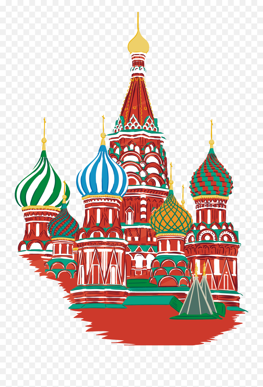 Download Style Union T - Shirt Vector Architecture Russian Saint Cathedral Emoji,Soviet Flag Emoticon