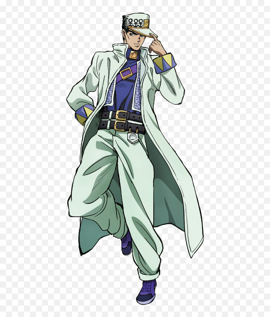 Jotaro Kujo - Jotaro Kujo Part 4 Emoji,Jojo Star Platinum Heart Emoji Gif