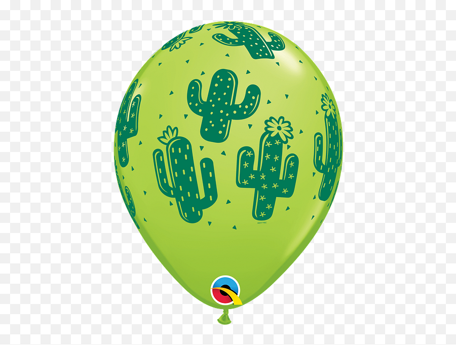 Cactus Print Latex Balloon 11 - Dot Emoji,Justice Emoji Party Supplies
